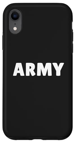 Hülle für iPhone XR Army Military Style - Bold Strong Tactical Theme von Fashion World