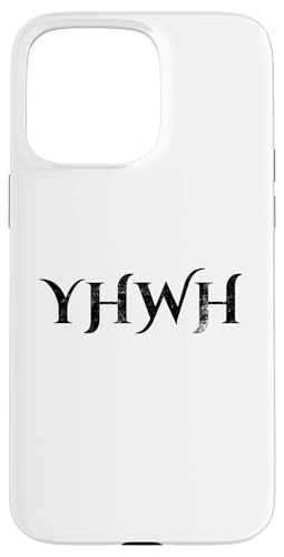 YHWH Heiliger hebräischer Name Biblisches Tetragrammaton Glaube Hülle für iPhone 15 Pro Max von Fashion World