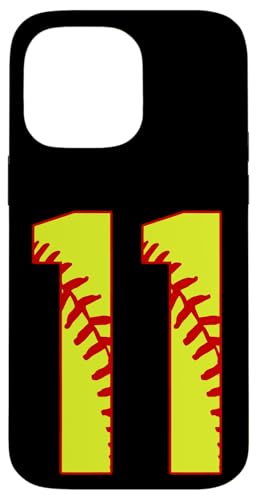 Softball #11 Fast Pitch Love Softball Mama Lieblingsspieler Hülle für iPhone 14 Pro Max von Fast Pitch Softball Jersey Number Fan Favorites