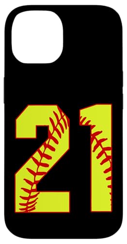 Softball #21 Fast Pitch Love Softball Mama Lieblingsspieler Hülle für iPhone 14 von Fast Pitch Softball Jersey Number Fan Favorites