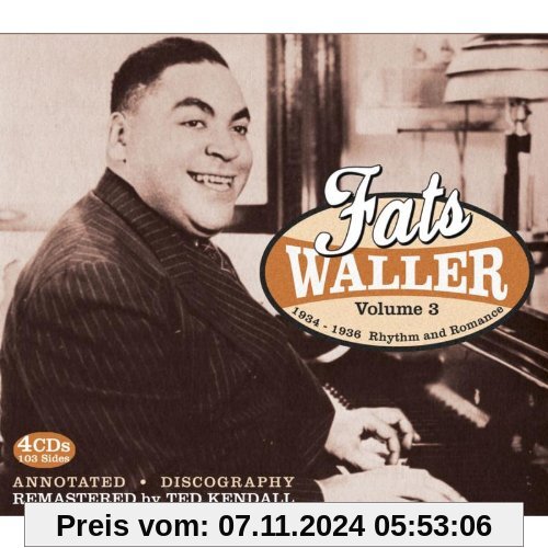 Vol.3 1934-1936 Rhythm and Romance von Fats Waller