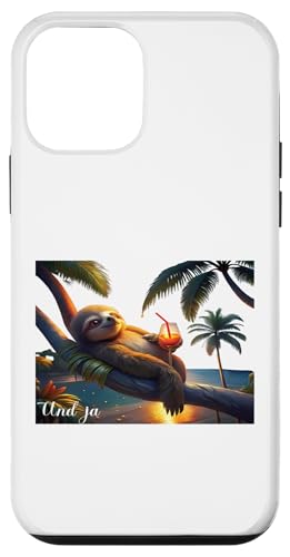 Hülle für iPhone 12 mini Faultier Bin da kann losgehen und ja es eskaliert eh Kostüm von Faultier Partykostüm für Mädelsabend Partyshirt