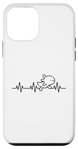 Hülle für iPhone 12 mini Axolotl Herzschlag Life Heart Axolotl EKG Puls von Favorite Animal Wholesome Pet Axolotl Lover Merch