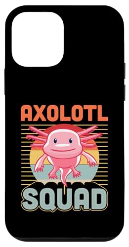 Hülle für iPhone 12 mini Axolotl Squad Passendes Axolotl Group im Retro-Stil von Favorite Animal Wholesome Pet Axolotl Lover Merch