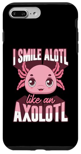 Hülle für iPhone 7 Plus/8 Plus Ich lächle viel wie ein Axolotl von Favorite Animal Wholesome Pet Axolotl Lover Merch