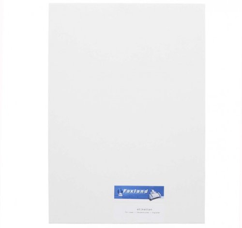 Etiketten 70 x 35 mm 2400 Stück (100 A4 Blätter) - 70x35 weiße Universal Etikett selbstklebend von Faxland