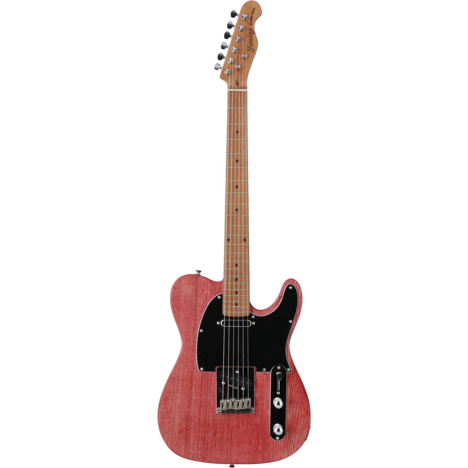 Fazley Outlaw Series Coyote Plus SS Red Electric Guitar with Gig Bag von Fazley