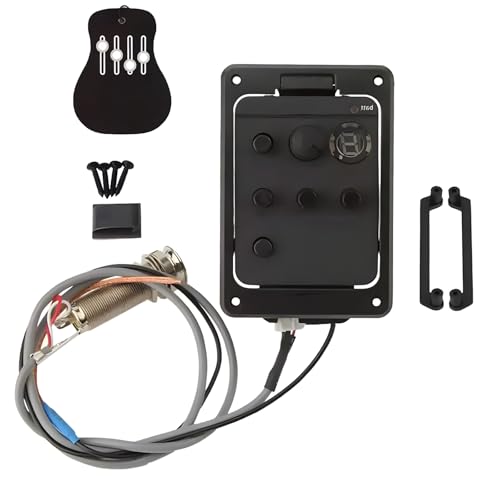 Equalizers Stimmgerät, Piezo-Tonabnehmer, Equalizer-Systeme, Batteriestandsanzeigen, Equalizer, Piezo-Tonabnehmer, Stimmgerät für 101 Folk-Gitarre, langlebig von Fazvncv