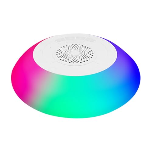 Fbinys Floating Pool Speaker, Waterproof Wireless Speaker, Pool Speaker, Bath Wireless Speaker, Colorful LED Speaker, 8 Light Modes Speaker, Pool Party Speaker, Garden Wireless Speaker von Fbinys