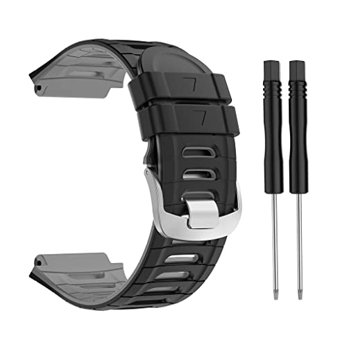 Fcnjsao Smartwatch Armband Weiches Silica Ersatzarmband Sportarmband Armbandschlaufe Für 920XT von Fcnjsao