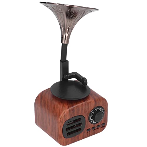 Drahtloser Sprecher, USB -wiederaufladbarer Retro -Lautsprecher Tragbarer Vintage Wireless Lautsprecher Plattenlautsprecher für Home Party Office Drahtloser Sprecher, USB -wiederaufladbarer Retro -Lautsprecher Tragbarer Vintage Wireless Lautsprecher Plattenlautsprecher für Home Party Office von Fdit