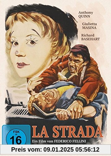 La Strada - Das Lied der Straße - Limited Edition Mediabook  (+ DVD) [Blu-ray] von Federico Fellini