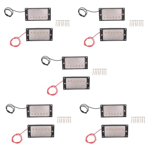 Fegtrtyoa 10X Humbucker Doppel Spulen Tonabnemer Hals und Steg Kompatibel mit LP Stil Elektrisch Gitarre von Fegtrtyoa