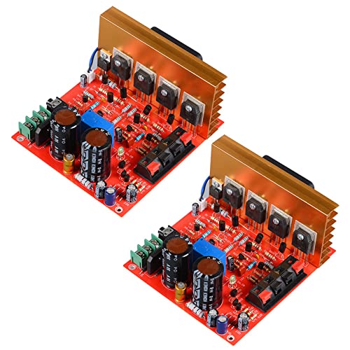 Fegtrtyoa 2X Leistung Verstärker Audio Board 180W + 180W 2.0 Kanal FET Lautsprecher Verstärker Sound Vorverstärker Dual AC18V-26V von Fegtrtyoa