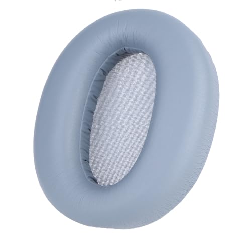 Fehploh Ersatz-Ohrpolster aus Memory-Schaum, Protein-Leder, Headset-Ohrpolster für Edifier W820NB Kopfhörer, Blau, 1 Paar von Fehploh