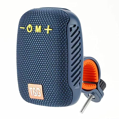 Fehploh Fahrrad-Reiten-Lautsprecher, tragbarer Lenker-Lautsprecher, Typ C, wiederaufladbar, wasserdicht, FM-Radio (blau) von Fehploh