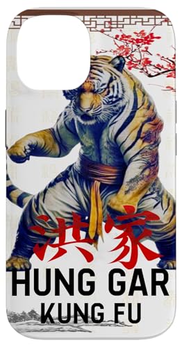 Hülle für iPhone 14 Hung Gar Kuen Tiger Kung Fu Meister von Fei Long Design Hub