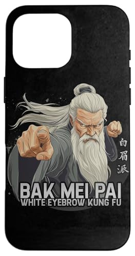 Hülle für iPhone 16 Pro Max Bak Mei Pai Die weiße Augenbraue Kung Fu von Fei Long Design Hub