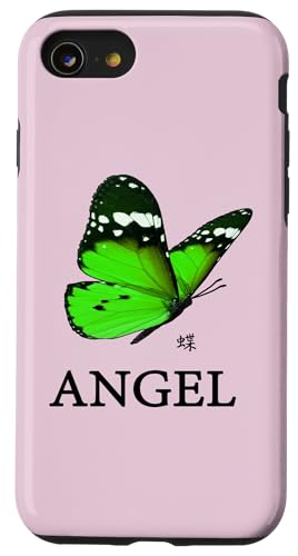 Hülle für iPhone SE (2020) / 7 / 8 Engel Schmetterling von Fei Long Design Hub