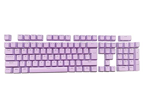 Feicuan Universal 104 Keyset Keycap ABS Colorful Backlit Replacement Key Cap Cover für Mechanische Tastatur - Violett von Feicuan