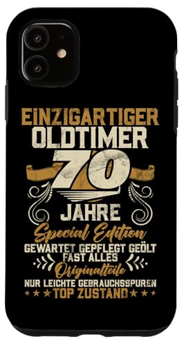 70 Jahre Einzigartiges Oldtimer Auto 70. Geburtstagsfeier Hülle für iPhone 11 70 Jahre Einzigartiges Oldtimer Auto 70. Geburtstagsfeier Hülle für iPhone 11 von Feier des 70. Geburtstags Lustige Feier
