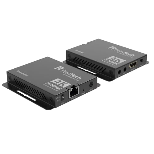 FeinTech HX240 HDMI 2.1 Extender 4K 120Hz HDR via Netzwerk-Kabel 30 m HDMI over LAN CAT von FeinTech