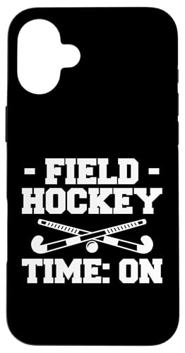 Field Hockey Time On Hülle für iPhone 16 Plus von Feldhockey Spieler Design Idee