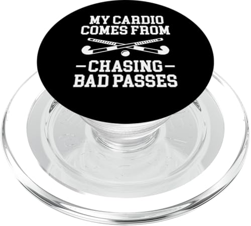 My Cardio Comes From Field Hockey Player PopSockets PopGrip für MagSafe von Feldhockey Spieler Designs Idee