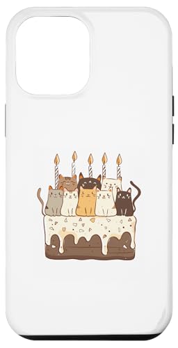 Hülle für iPhone 15 Plus Süßer Zuckerguss Party Kätzchen Liebhaber Geburtstag Kuchen Süße Katze von Feline Animal Kitty Friends Enthusiasts
