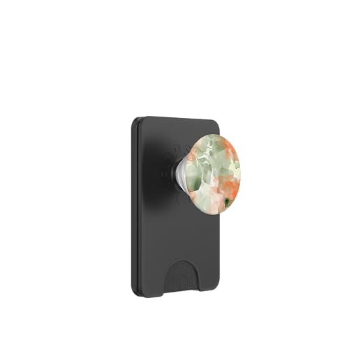 Orange Blumen Wildblumen Floral PopSockets PopWallet für MagSafe von Feminine Wildflowers and Flower Pattern Designs