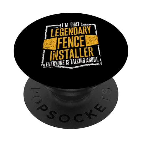 Legendärer Zaunbauer Zauninstallation PopSockets mit austauschbarem PopGrip von Fence Installer Gifts