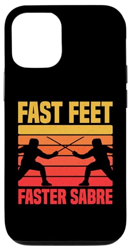 Hülle für iPhone 12/12 Pro Fechten Design Herren Damen Epee Fechten Schwert Fechter von Fencing Gear for Fencer Men Women Kids