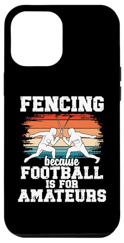 Hülle für iPhone 12 Pro Max Fechten Epee Fechten Schwert Lustig Fechter Männer Frauen von Fencing Gear for Fencer Men Women Kids