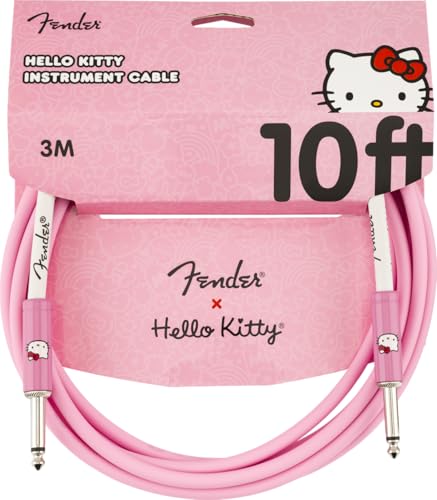 Fender® Hello Kitty® Instrumentenkabel, 3 m, Rosa von Fender