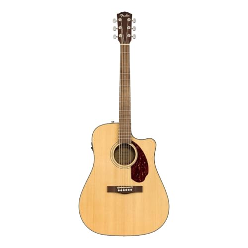 Fender CD-140SCE Dreadnought Elektroakustikgitarre inklusive Hartschalenkoffer, Inklusive kostenloser virtueller Kurse auf Fender Play von Fender