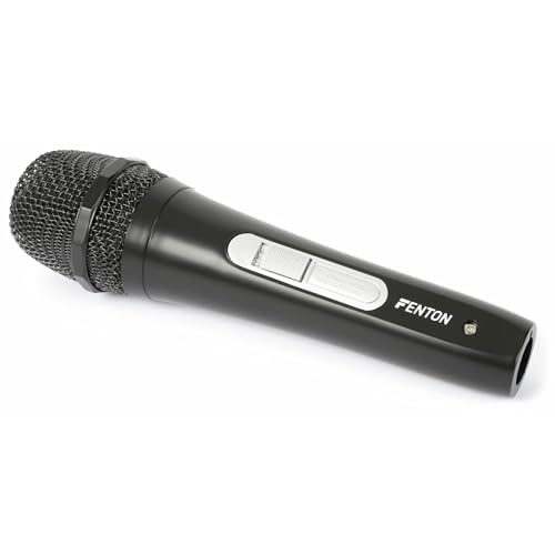 Vonyx DM110 Dynamisches Mikrofon für Gesang und Sprache mit 3 Meter XLR - 6,3 mm Klinkenkabel von Fenton