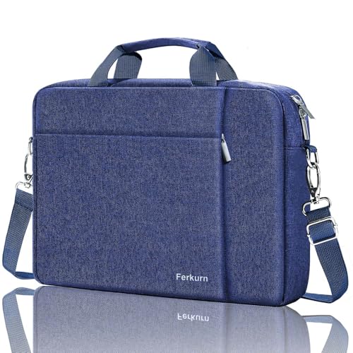 Fekurn 14 Zoll Laptop Tasche Sleeve Computer Tasche für MacBook Pro M2 / M1 Pro Max A2779 A2442, HP, Lenovo, Dell, ASUS, Acer Chromebook, Samsung, Schultergurt, Tragetasche Große Hülle von Ferkurn