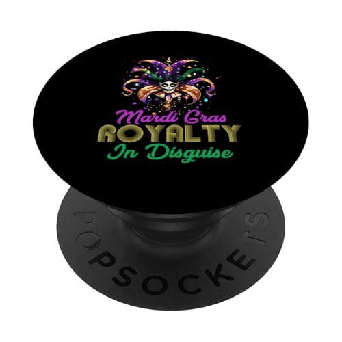 MARDI GRAS ROYALTY IN DISGUISE PopSockets Klebender PopGrip von Festival Tradition Mask Mardi Gras Mardi Gras