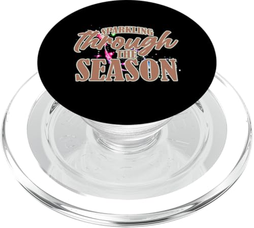 THROUGH THE SEASON PopSockets PopGrip für MagSafe von Festival Tradition Mask Mardi Gras Mardi Gras