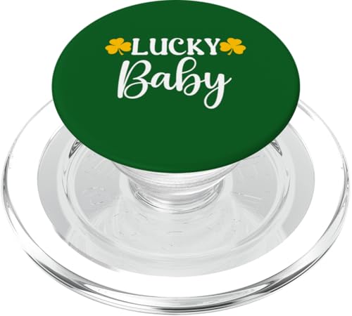 Lucky Baby Clover Kleeblatt St. Patrick's Day Retro PopSockets PopGrip für MagSafe von Festive Irish Green St. Patricks Day Matching