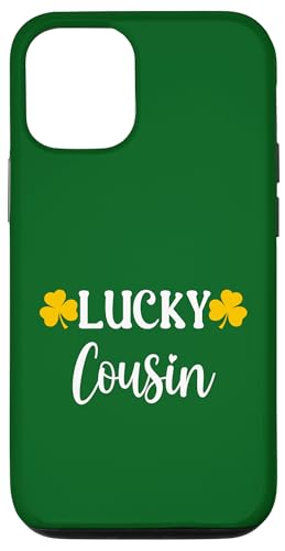 Lucky Cousin Kleeblatt St. Patrick's Day Retro Hülle für iPhone 12/12 Pro von Festive Irish Green St. Patricks Day Matching