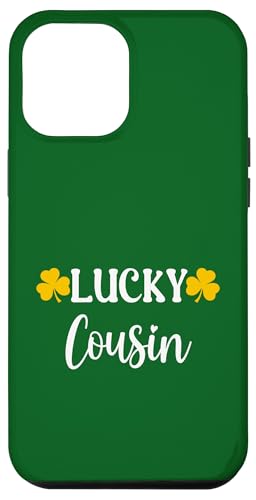 Lucky Cousin Kleeblatt St. Patrick's Day Retro Hülle für iPhone 12 Pro Max von Festive Irish Green St. Patricks Day Matching