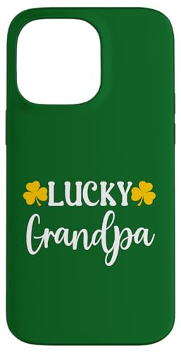 Lucky Grandpa Clover Kleeblatt St. Patrick's Day Retro Hülle für iPhone 14 Pro Max von Festive Irish Green St. Patricks Day Matching