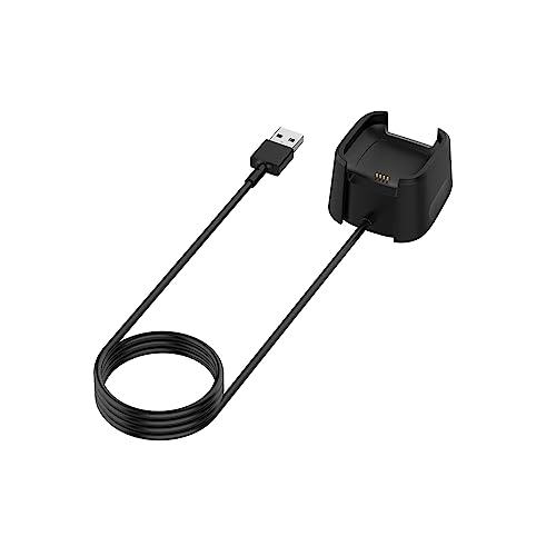 Feysentoe Ladekabel Kompatibel für Fitbit Versa 2 Magnetisches Ladegerät Uhrenladegerät Charger Cable 1M von Feysentoe