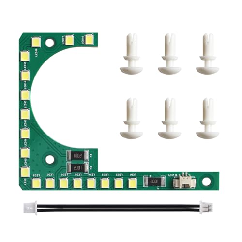 3D-Druck-LED-Lichtpaneel-Set, hohe Helligkeit, Beleuchtungsplatine für SV07 Ost-Installation von Fhsqwernm