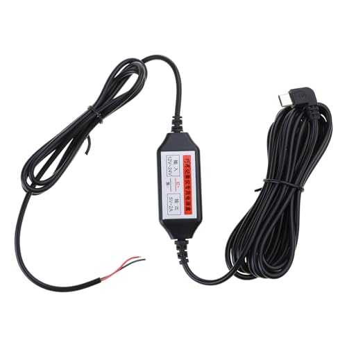 Festverdrahtetes Kabel Zum Autoladen Mit Typ C 12V 24V Bis 5V 2A Automatisches Aufladen Für Dashcam Camcorder Fahrzeug DVR von Fhsqwernm