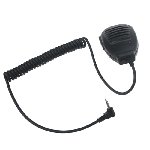 Fhsqwernm 3,5 mm Walkie-Talkie-Mikrofone, Lautsprecher, Handmikrofon, kompatibel mit Bf-t8, Bf-t1, UV-3r-Mikrofon von Fhsqwernm
