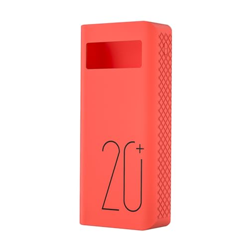 Fhsqwernm Anti-Fingerabdruck-Schutzhülle aus Silikon für 6PS+, Rot von Fhsqwernm