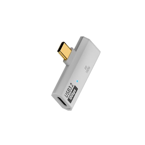 Fhsqwernm Tragbarer USB-C-Lade- und Datenadapter, 100 W Funktionalität für USB-C-Geräte, Handy, Tablet, Laptop, Zubehör von Fhsqwernm