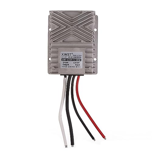 Fhsqwernm wasserdichte 12-24V Step Down Zu 5V Gleichstrom Spannungswandler Module Spannungsregler Für Autofahren Recorder von Fhsqwernm